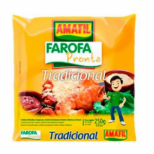 Farofa de mandioca temperada Amafil 500g